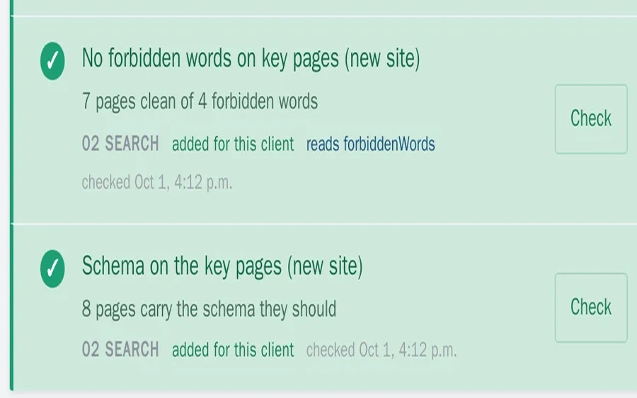 Octopus OS reading: seven pages clean of the four forbidden words, checked today